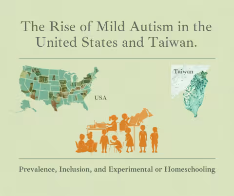 The Rise of Mild Autism in the US and Taiwan